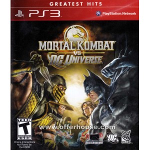 Game Mortal Kombat Vs. DC Universe Greatest Hits - PS3 